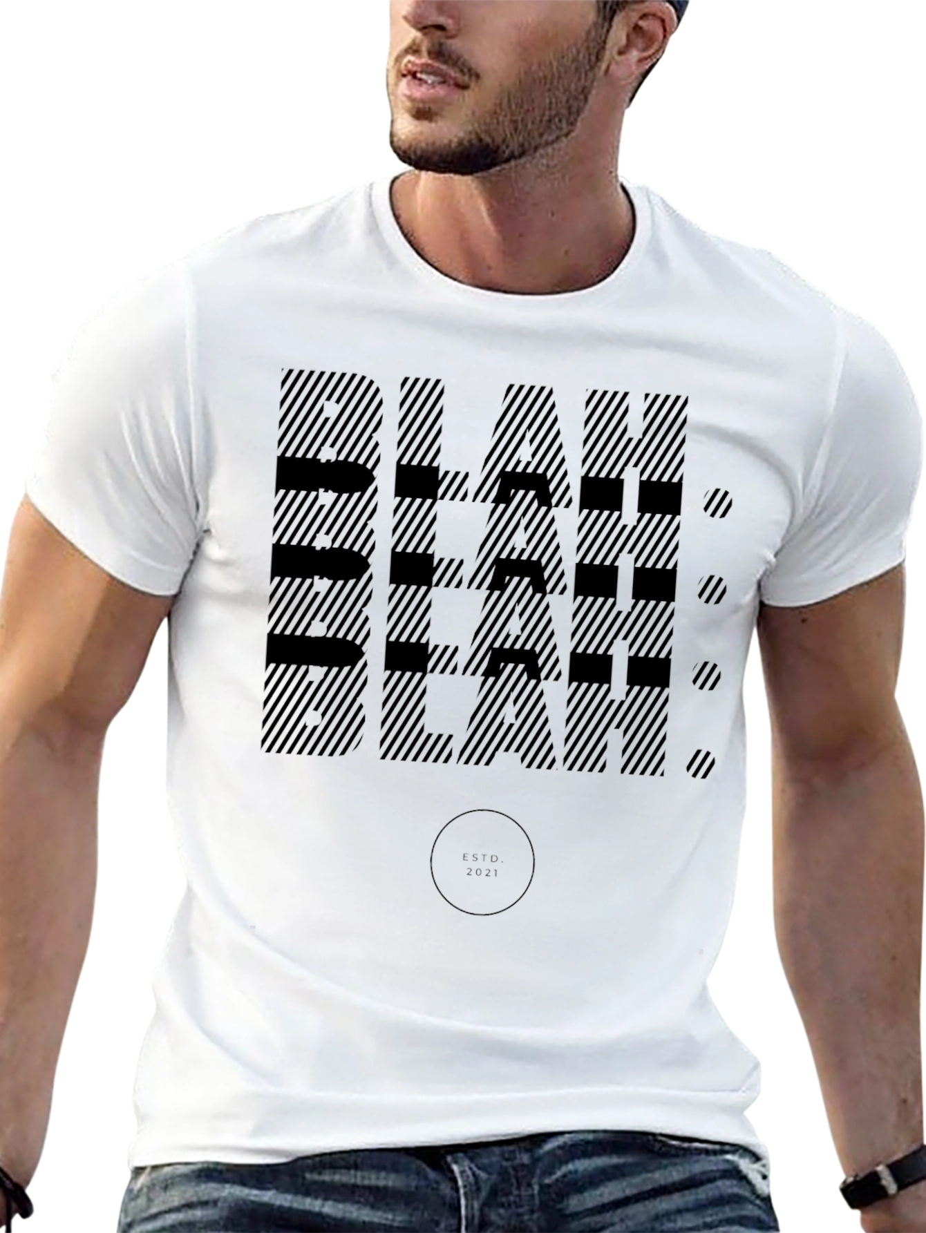 Blah Blah Black Graphic Tee
