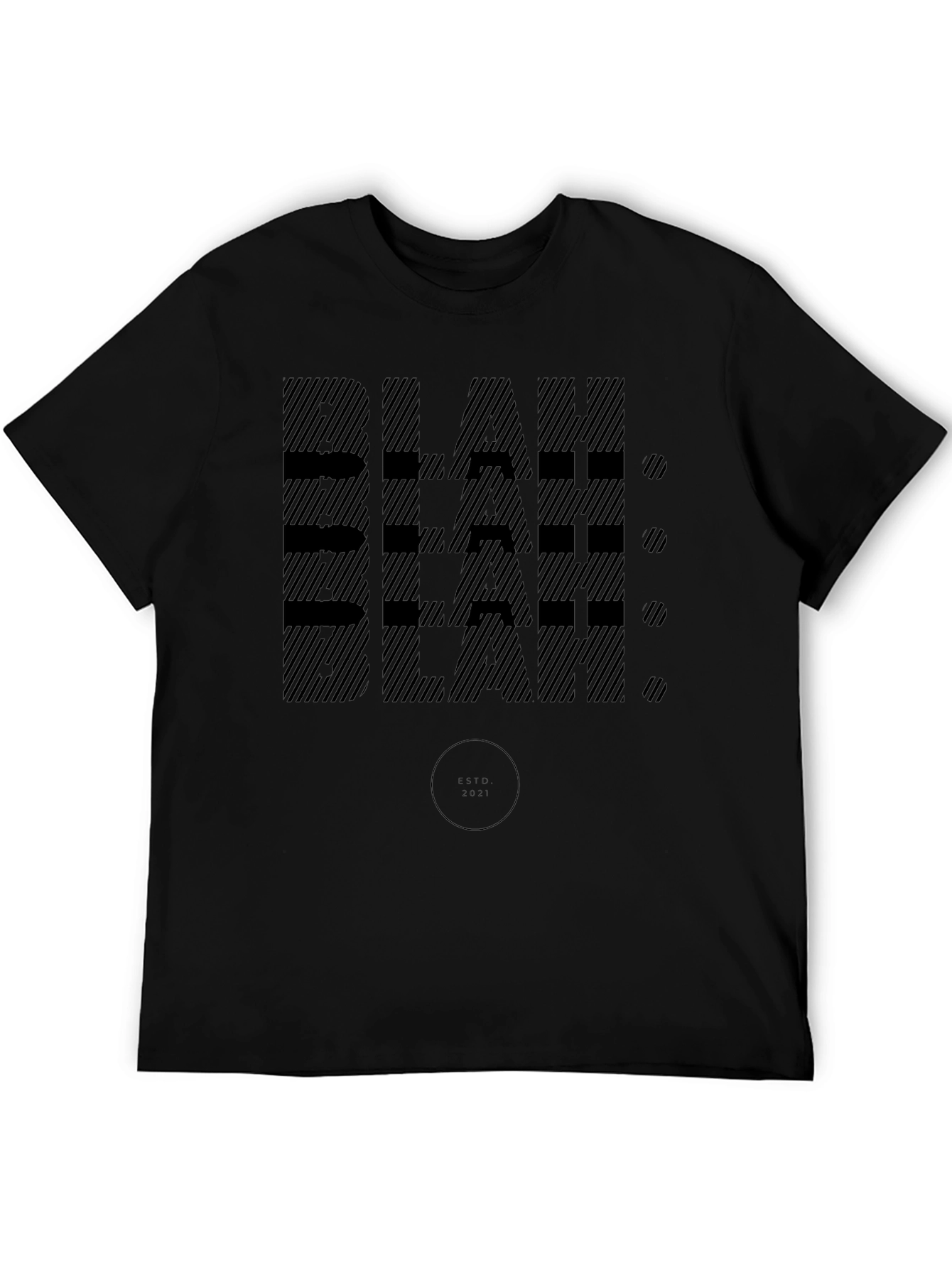 Blah Blah Black Graphic Tee