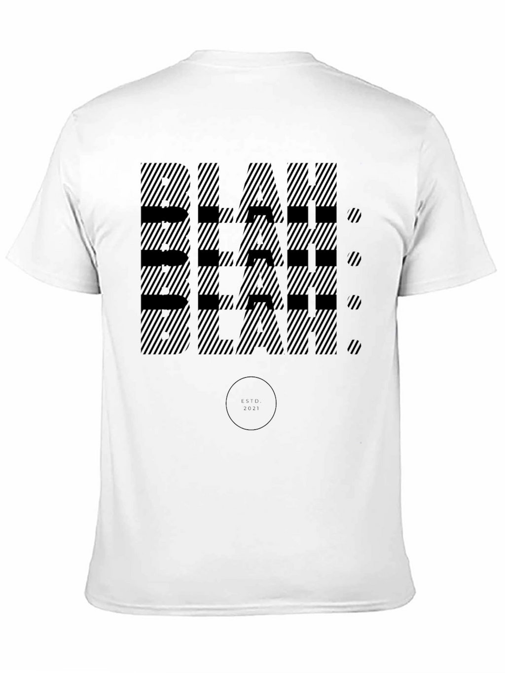 Blah Blah Black Graphic Tee