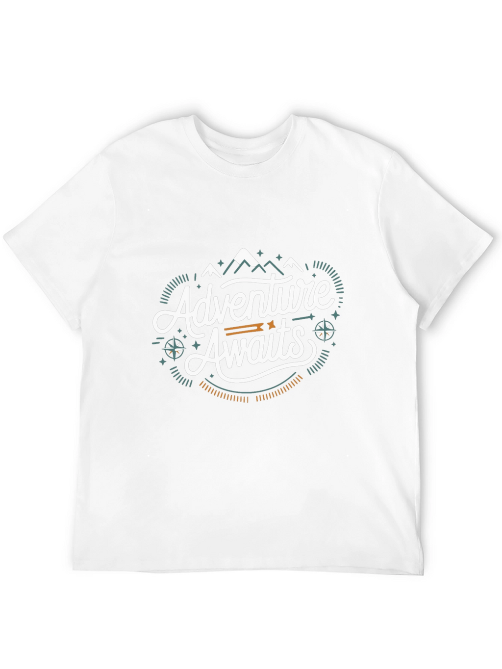 Adventure Awaits Graphic Tee - Black