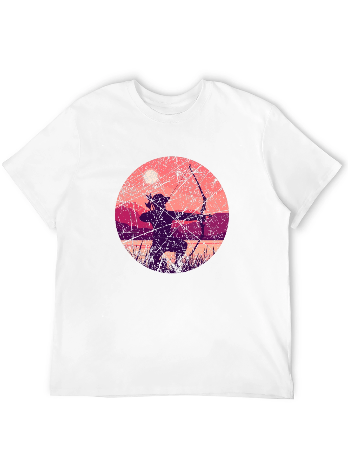 Archer Silhouette Graphic Tee - Black