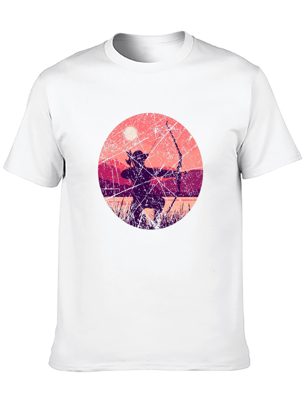 Archer Silhouette Graphic Tee - Black