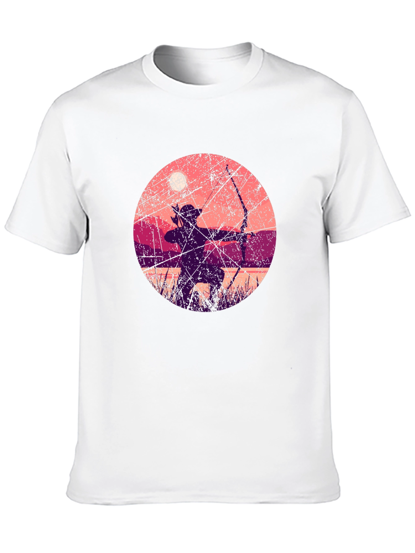Archer Silhouette Graphic Tee - Black