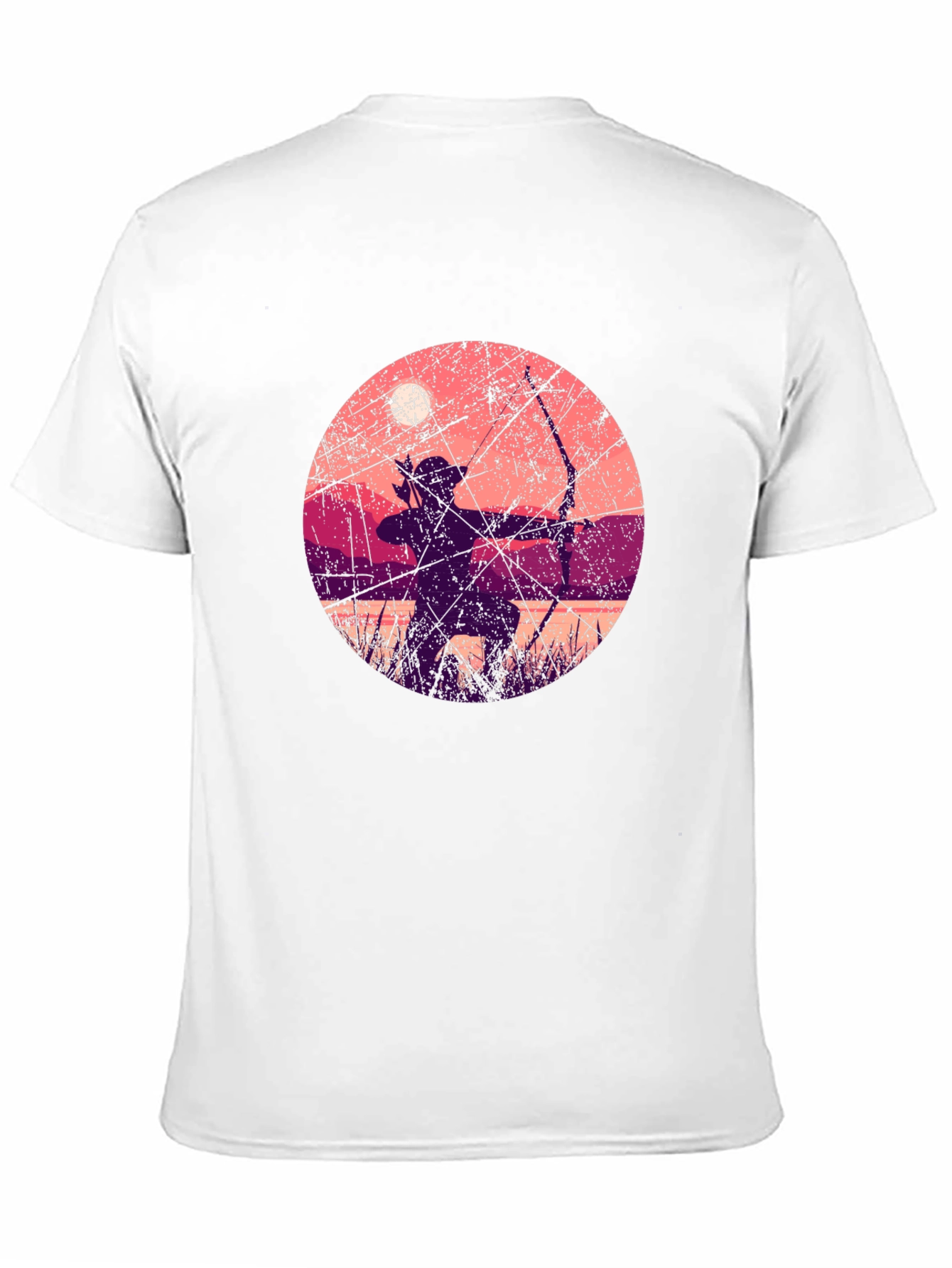 Archer Silhouette Graphic Tee - Black