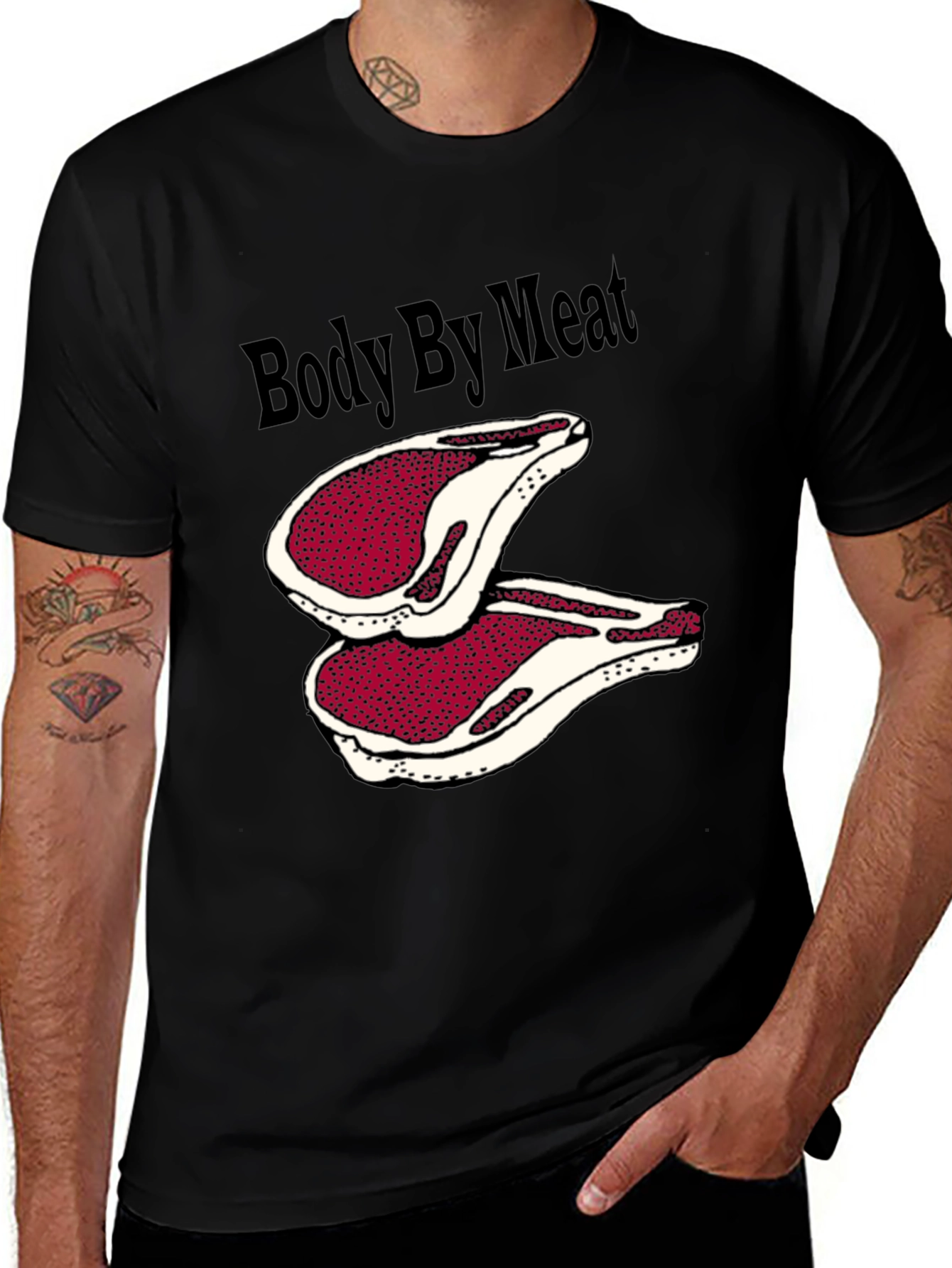 Body By Meat T-Shirt Graphic Tee