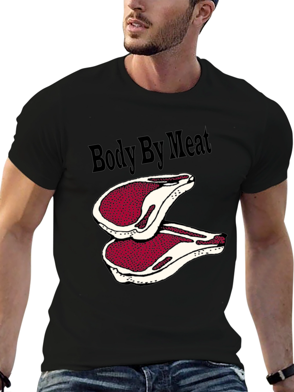 Body By Meat T-Shirt Graphic Tee
