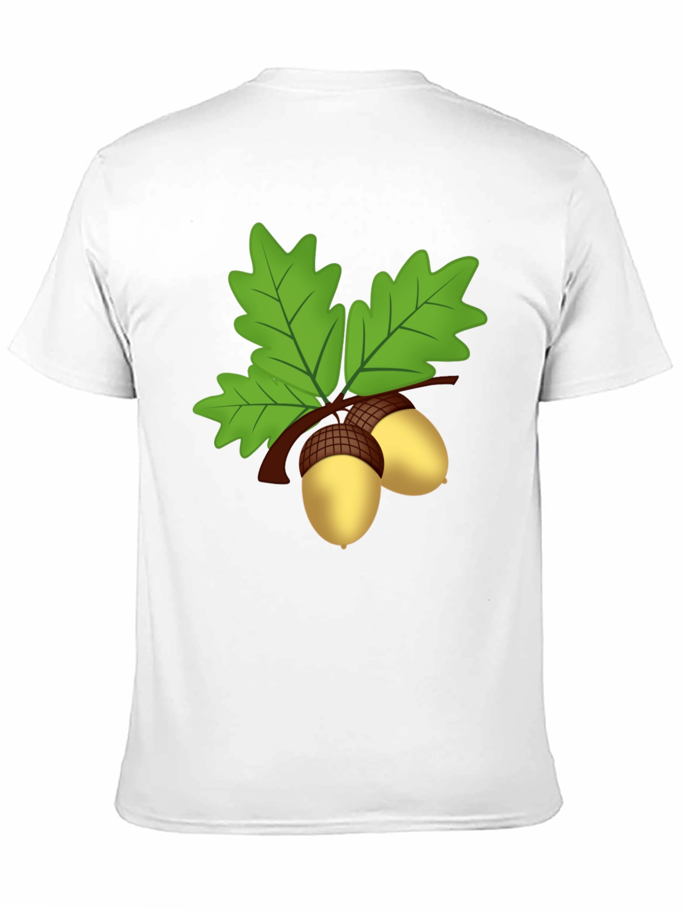 Acorn Branch Graphic Tee - Nature Lovers T-Shirt