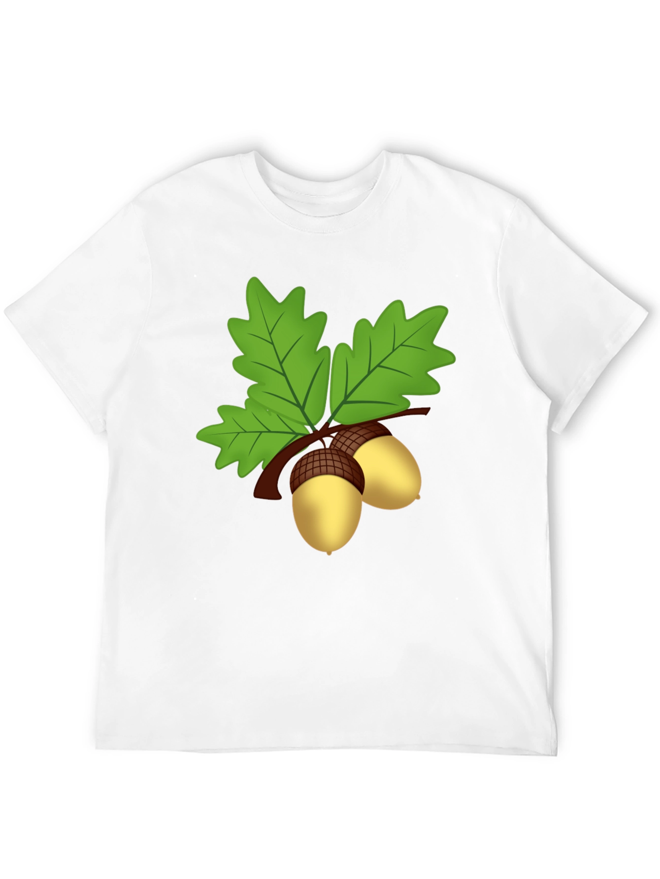 Acorn Branch Graphic Tee - Nature Lovers T-Shirt