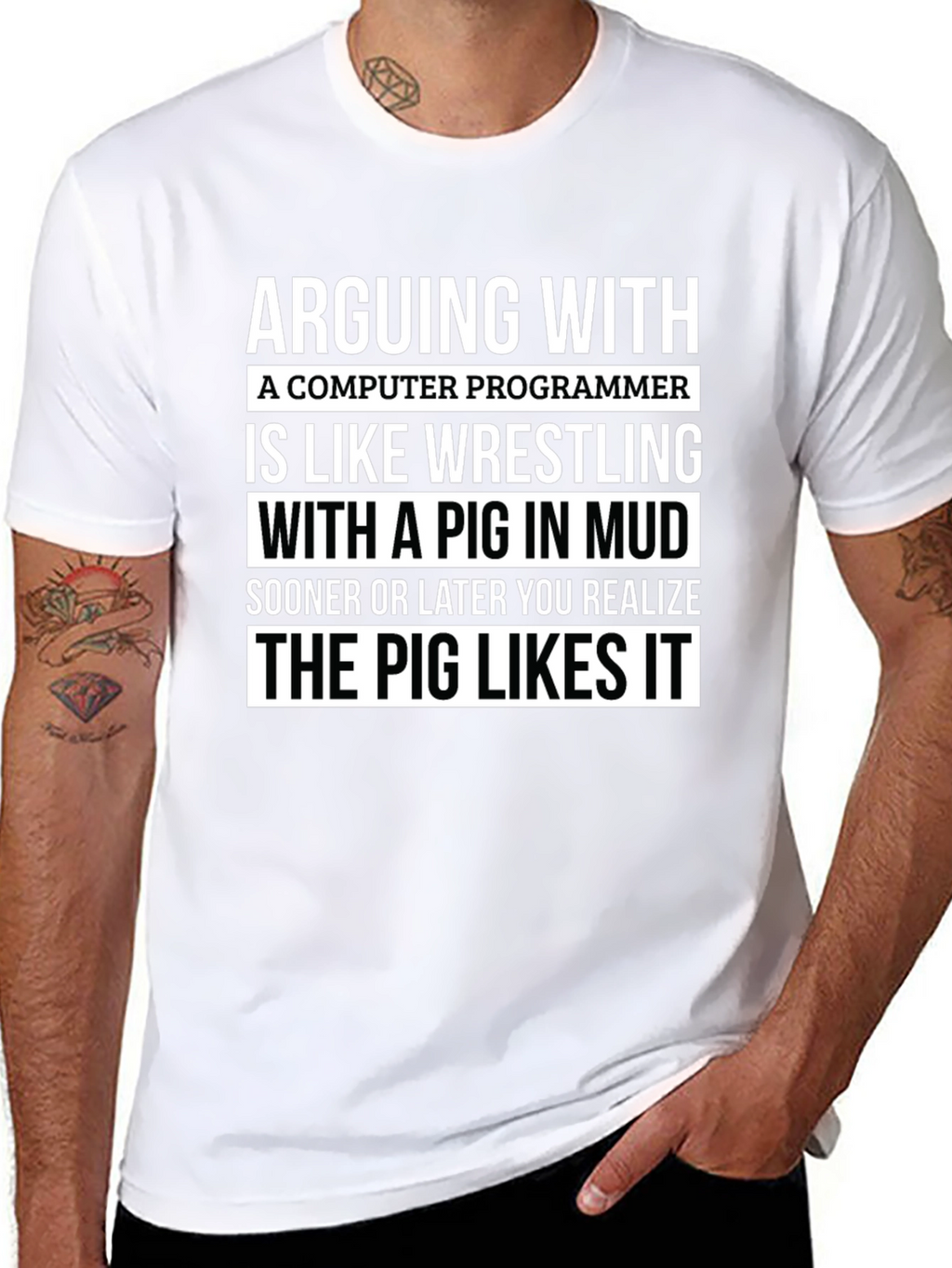 Arguing with a Programmer T-Shirt