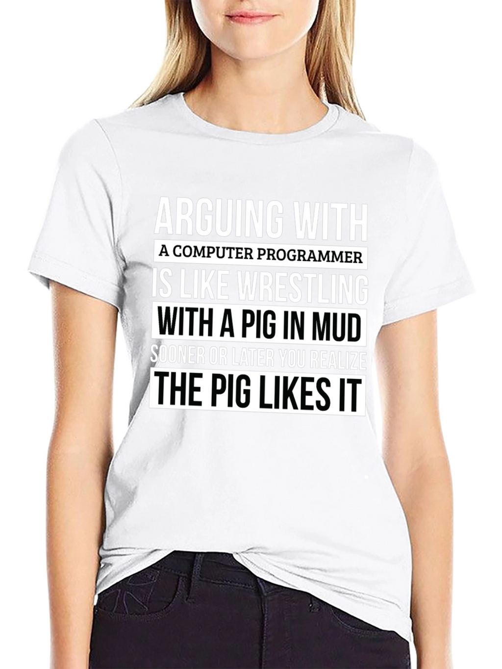 Arguing with a Programmer T-Shirt