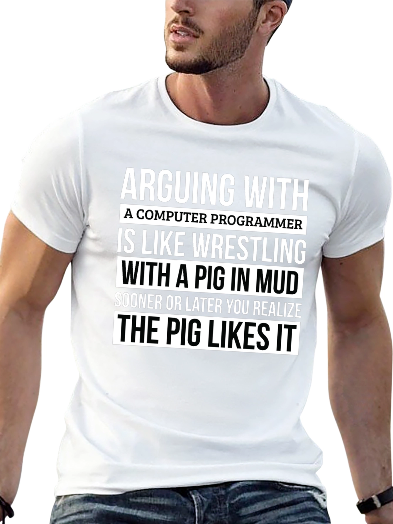 Arguing with a Programmer T-Shirt
