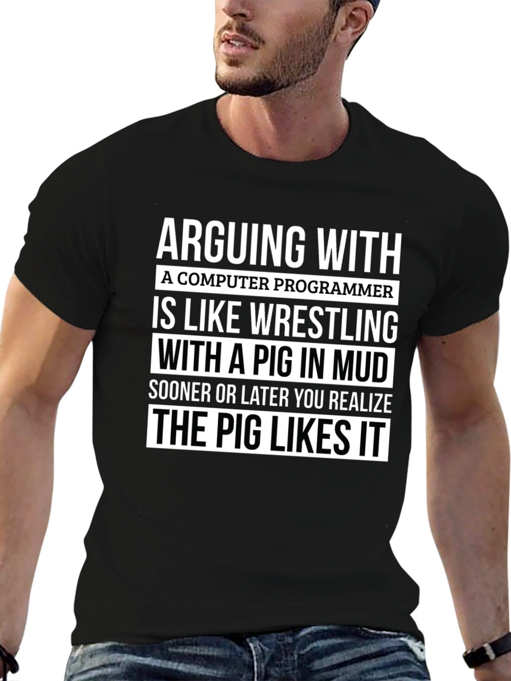 Arguing with a Programmer T-Shirt