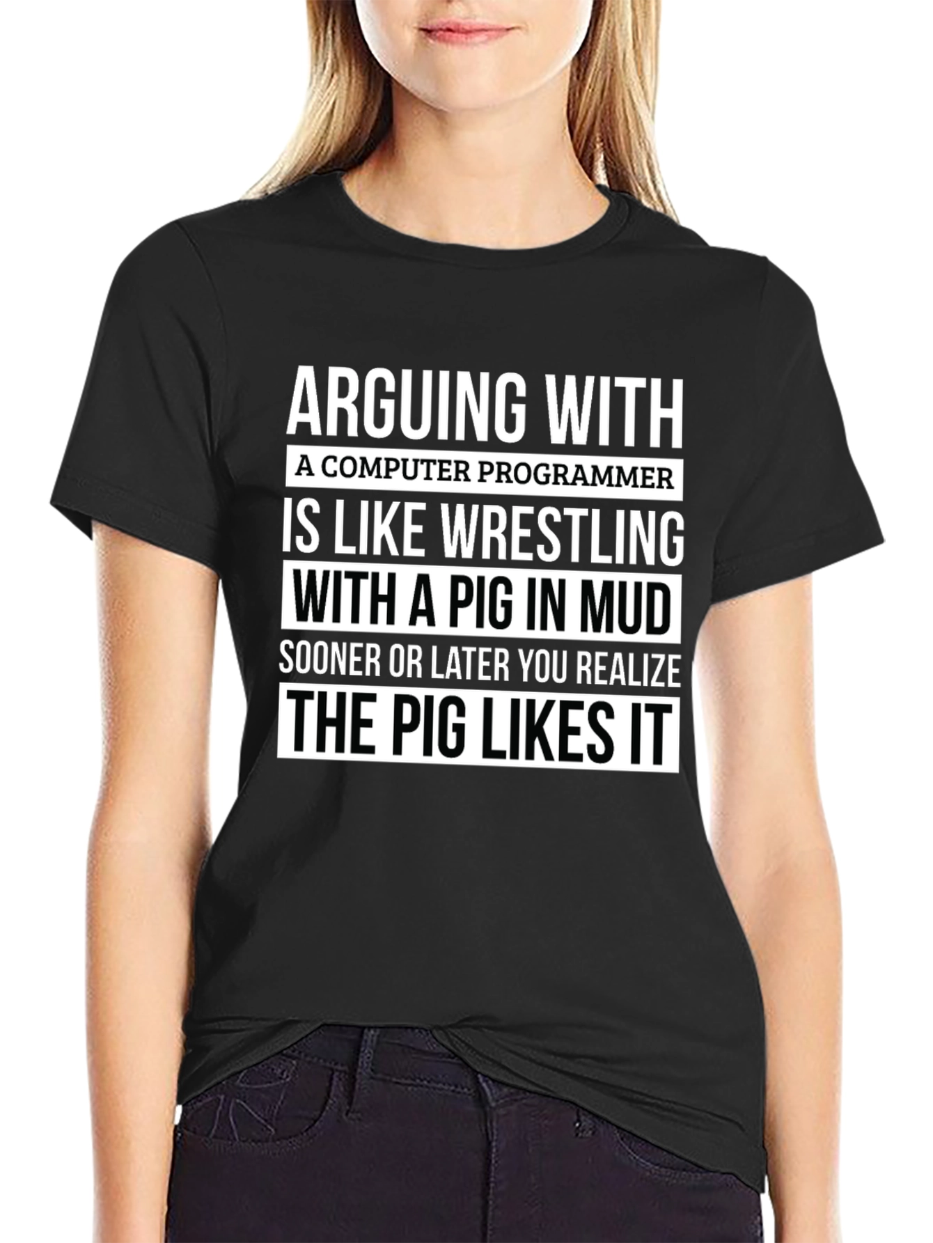 Arguing with a Programmer T-Shirt
