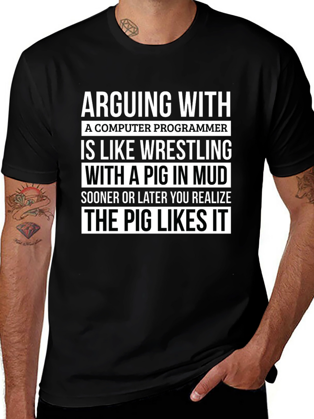 Arguing with a Programmer T-Shirt