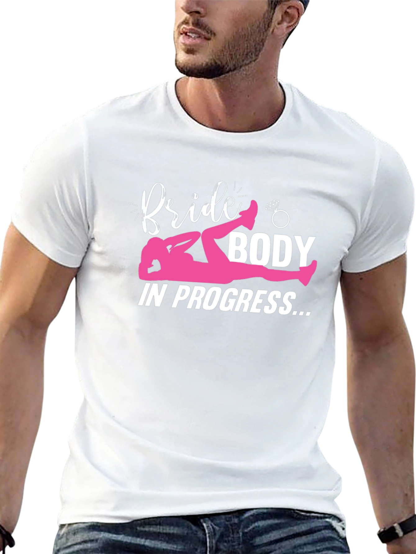 Bride Body In Progress T-Shirt Funny Workout Tee