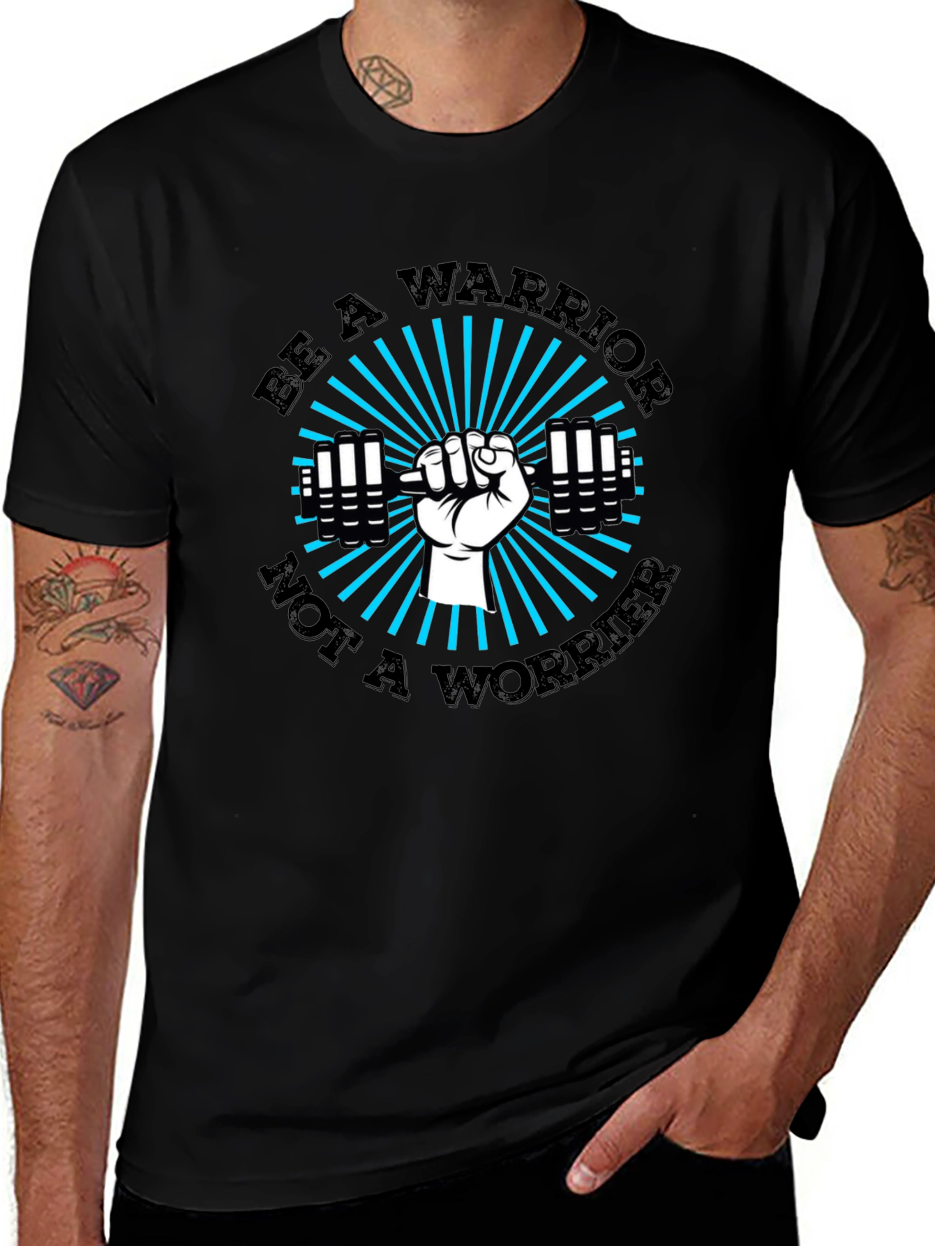 Be a Warrior T-Shirt - Fitness Motivation Tee