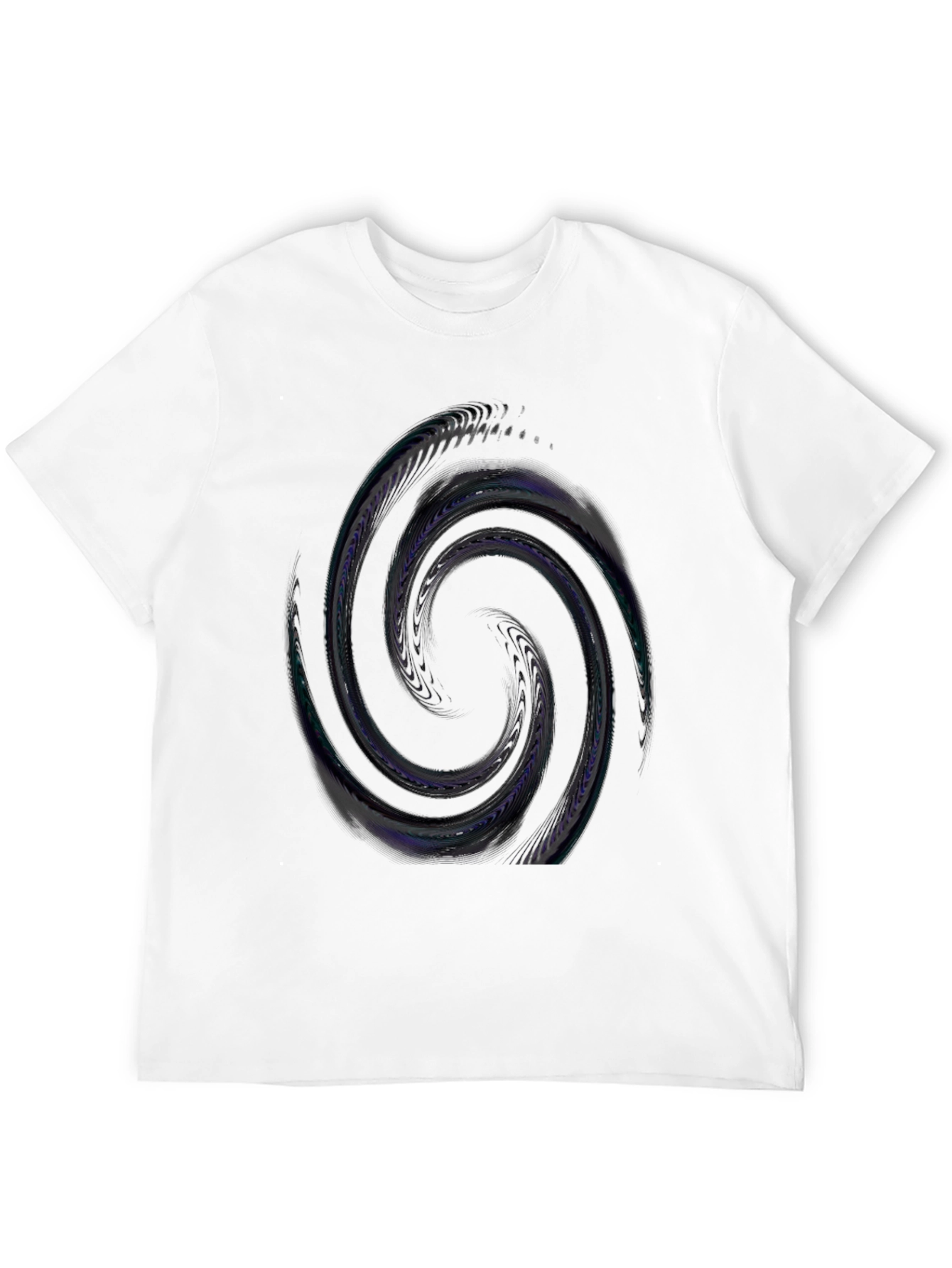Abstract Swirl Graphic Tee - Modern Comfort