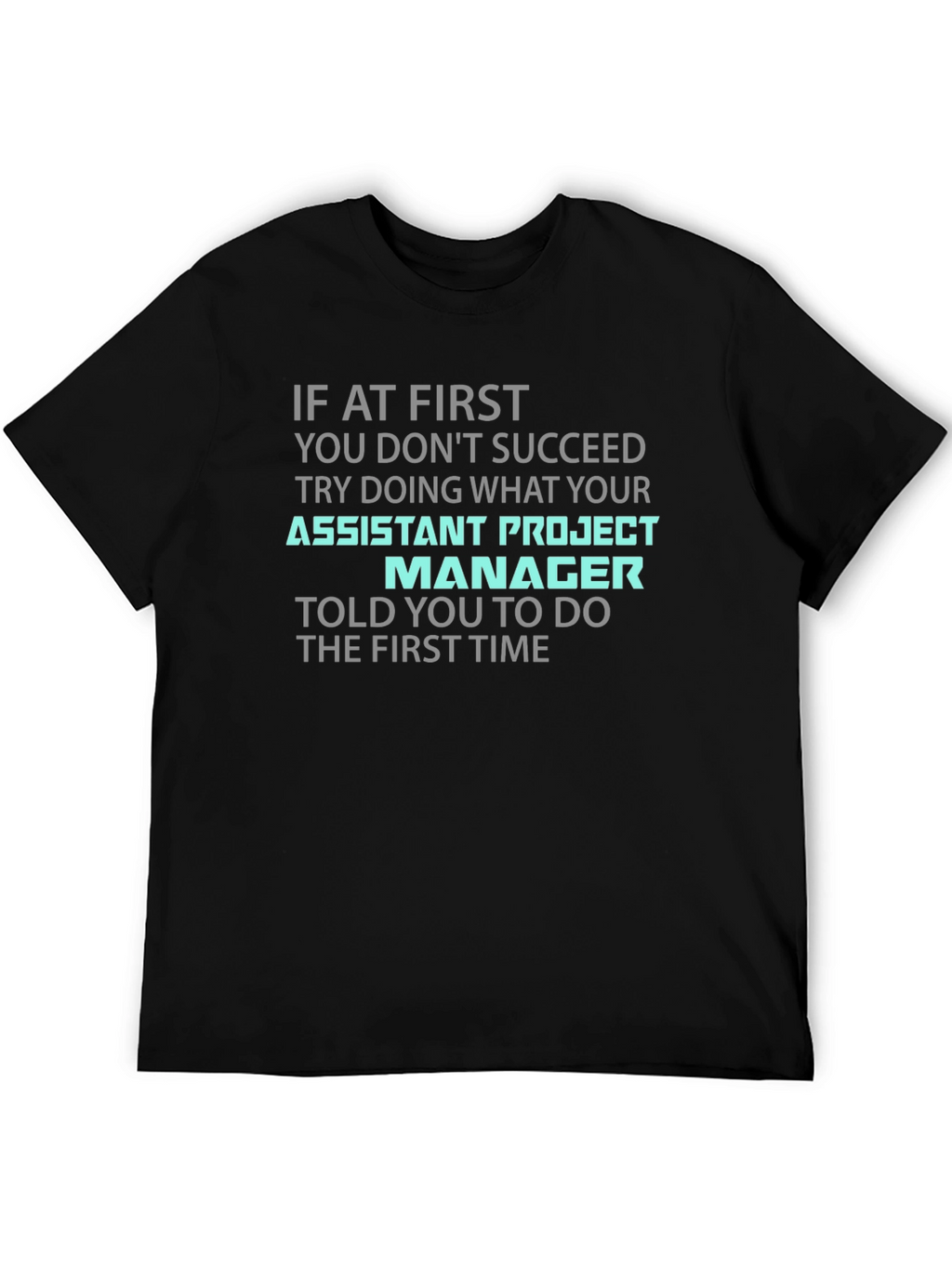 Assistant Project Manager Funny T-Shirt