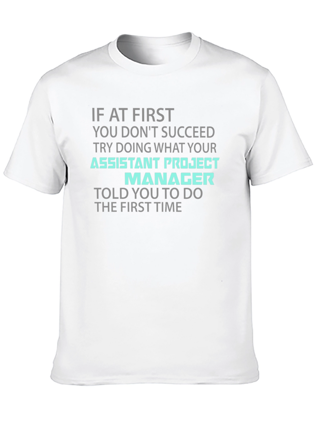 Assistant Project Manager Funny T-Shirt