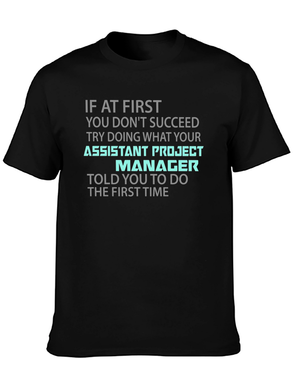 Assistant Project Manager Funny T-Shirt