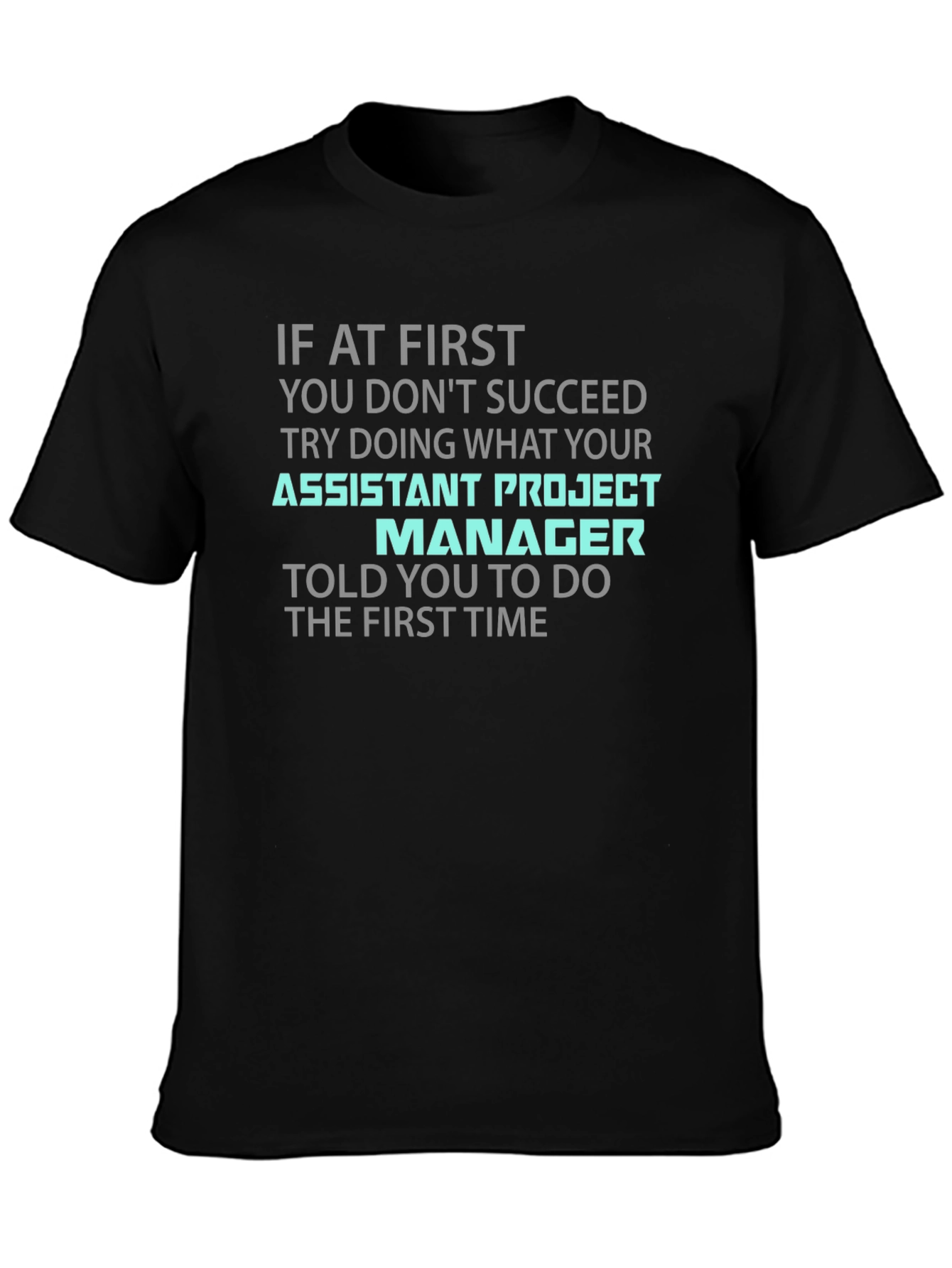 Assistant Project Manager Funny T-Shirt