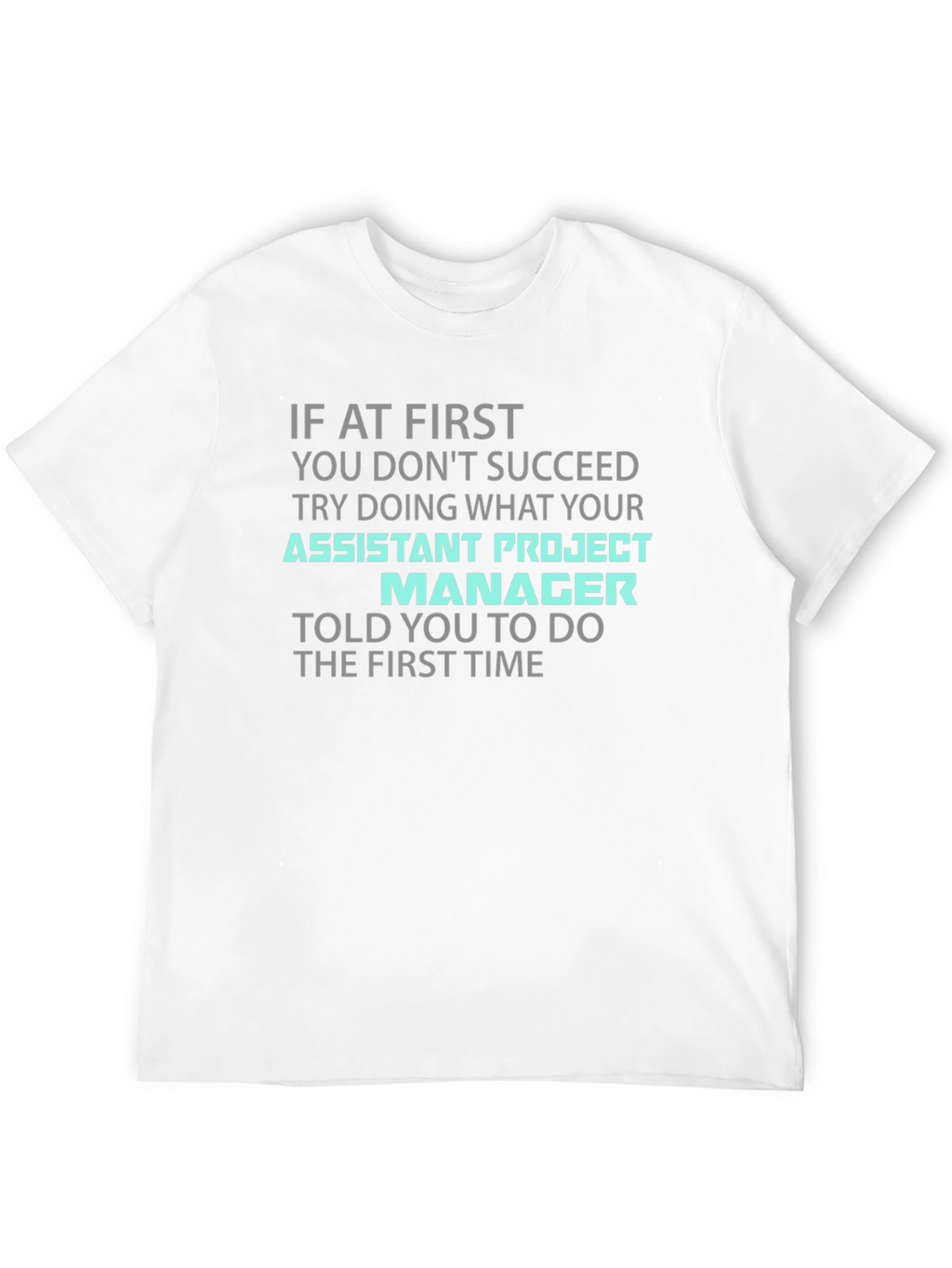 Assistant Project Manager Funny T-Shirt