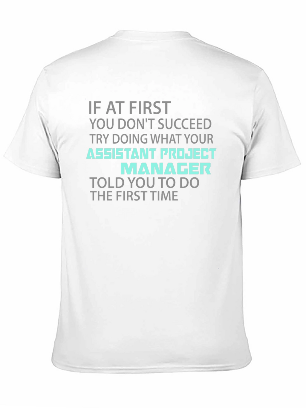 Assistant Project Manager Funny T-Shirt