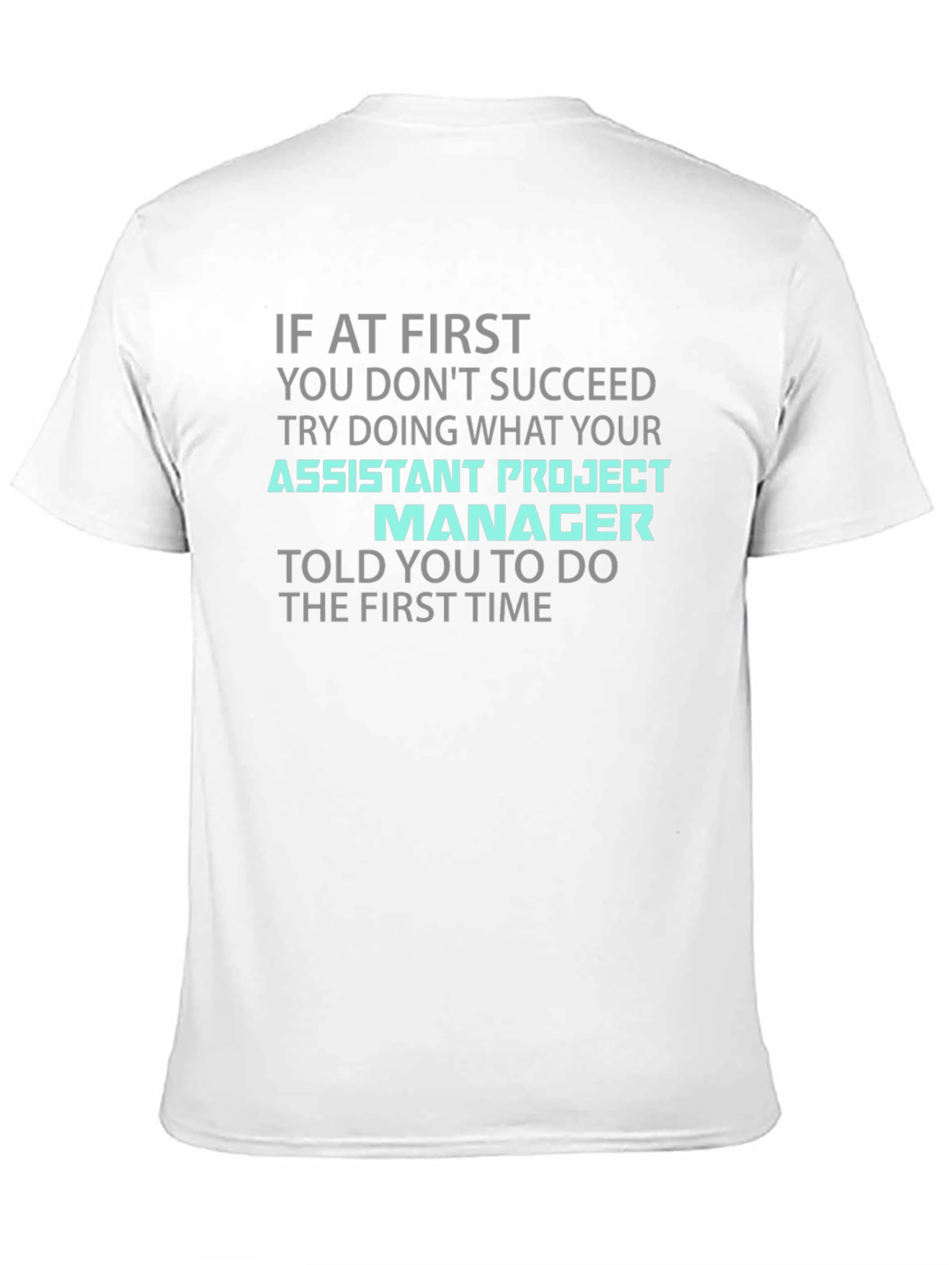 Assistant Project Manager Funny T-Shirt