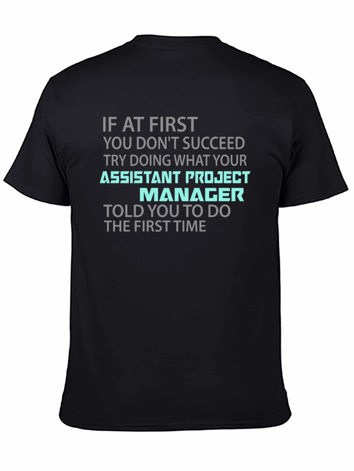 Assistant Project Manager Funny T-Shirt