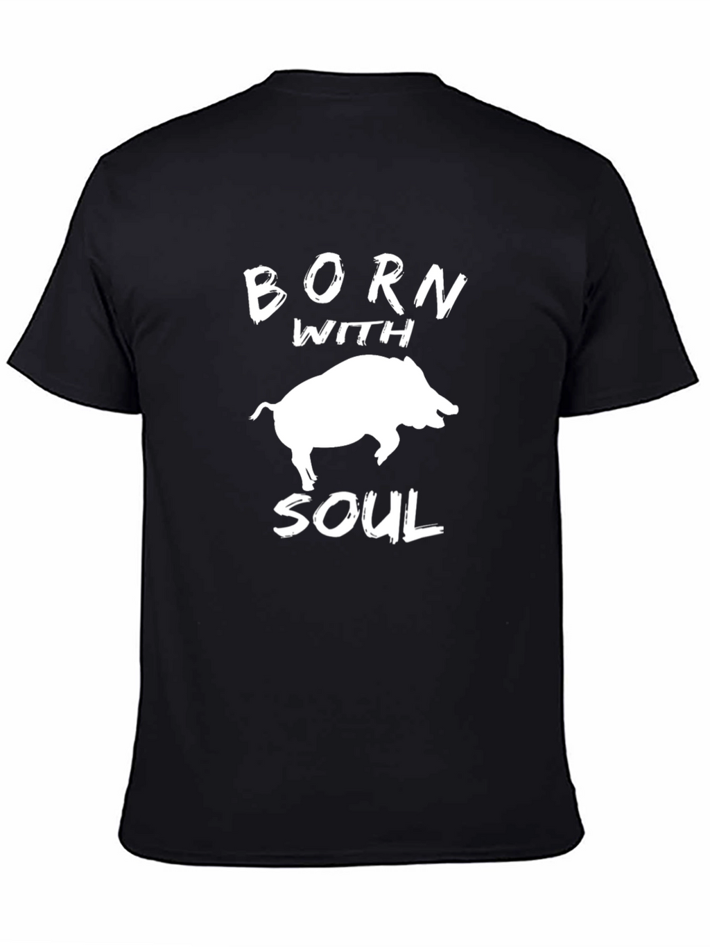 Born With Soul Pig Graphic Tee