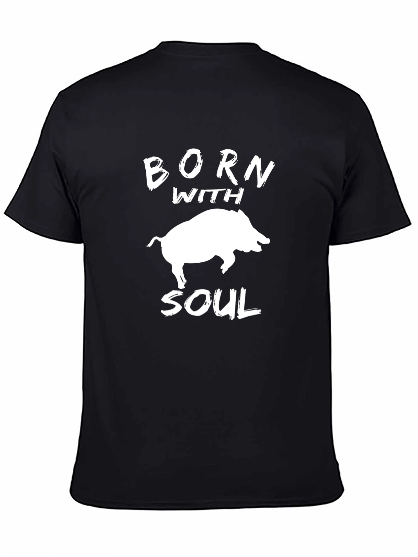 Born With Soul Pig Graphic Tee