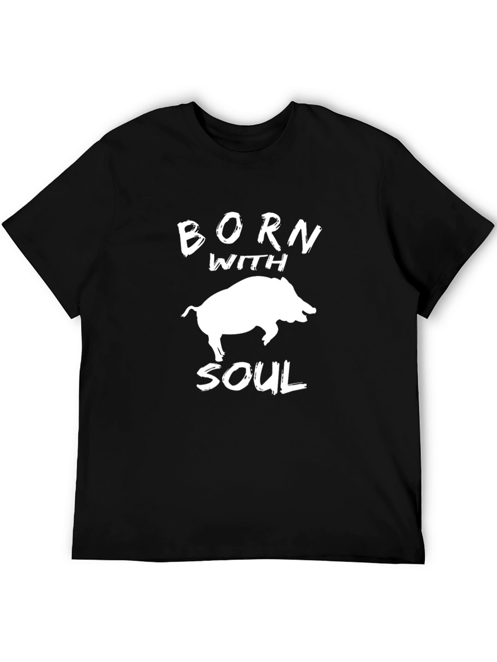 Born With Soul Pig Graphic Tee