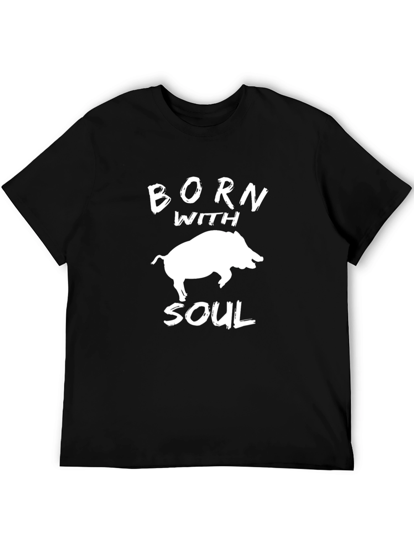 Born With Soul Pig Graphic Tee