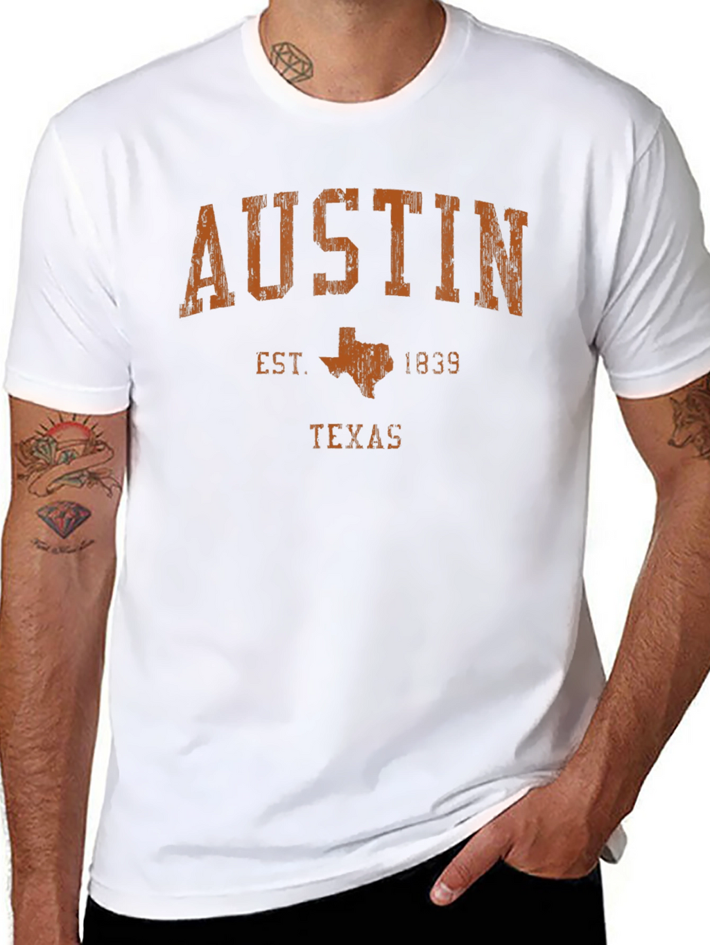 Austin Texas T-Shirt - Established 1839