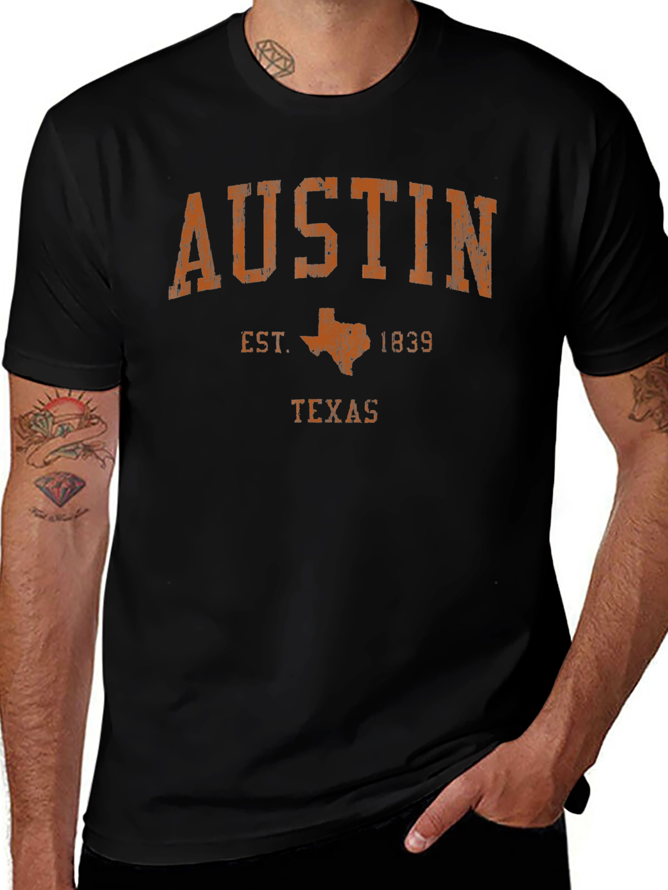 Austin Texas T-Shirt - Established 1839