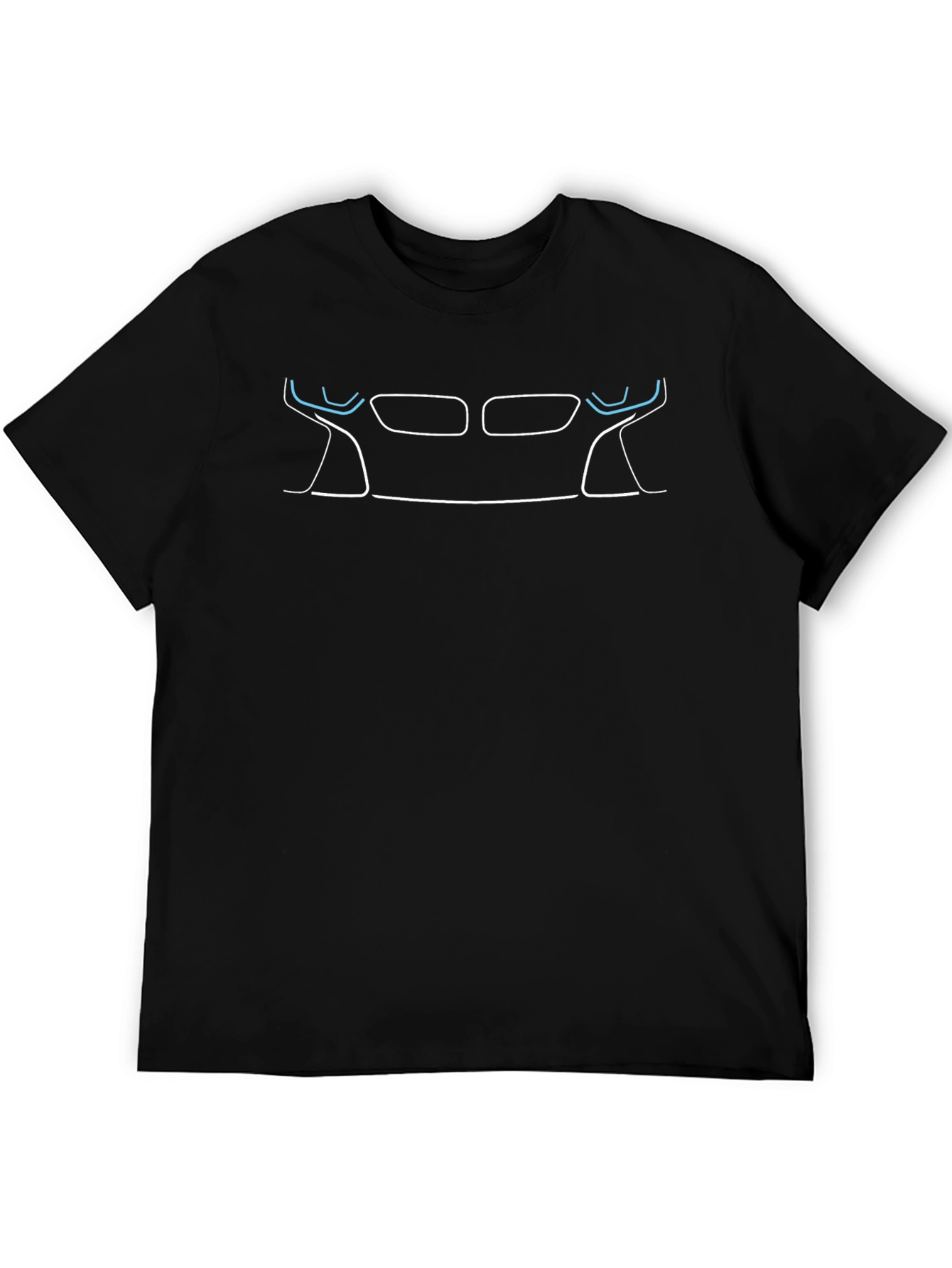 BMW i8 Front Silhouette Black T-Shirt