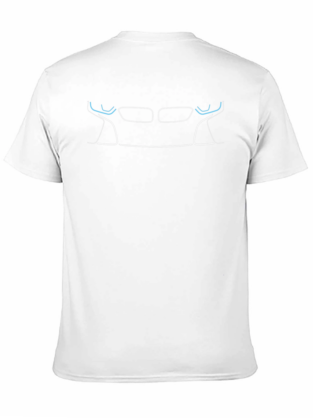 BMW i8 Front Silhouette Black T-Shirt