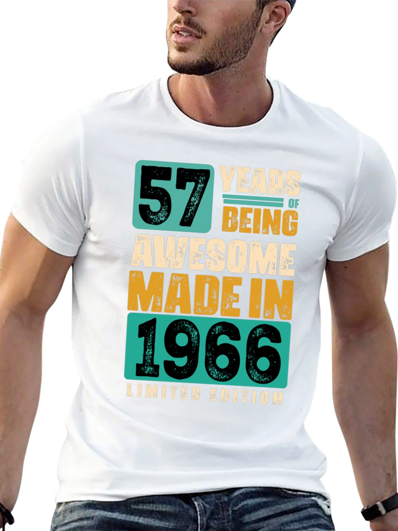 57 Years of Being Awesome 1966 Limited Edition T-Shirt