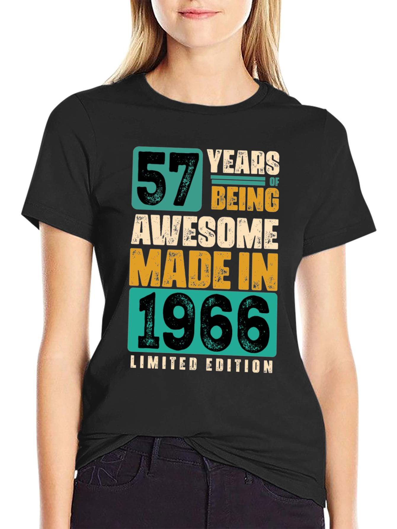 57 Years of Being Awesome 1966 Limited Edition T-Shirt