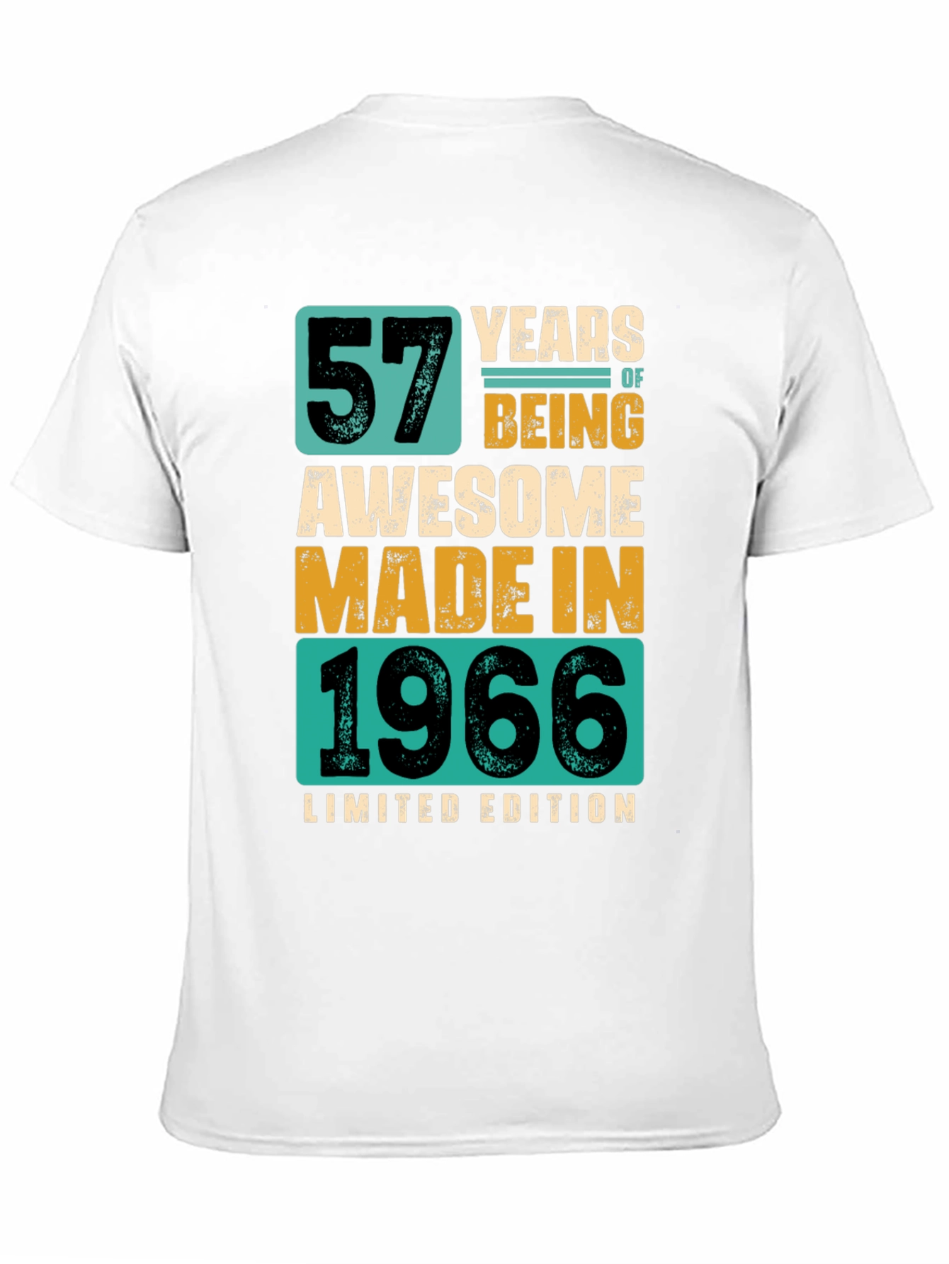 57 Years of Being Awesome 1966 Limited Edition T-Shirt