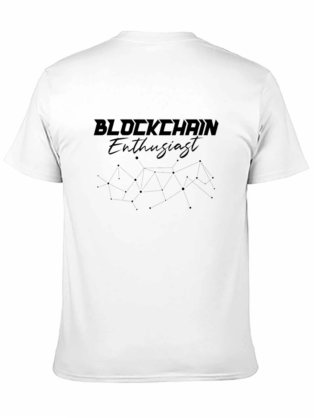 Blockchain Enthusiast Black T-Shirt