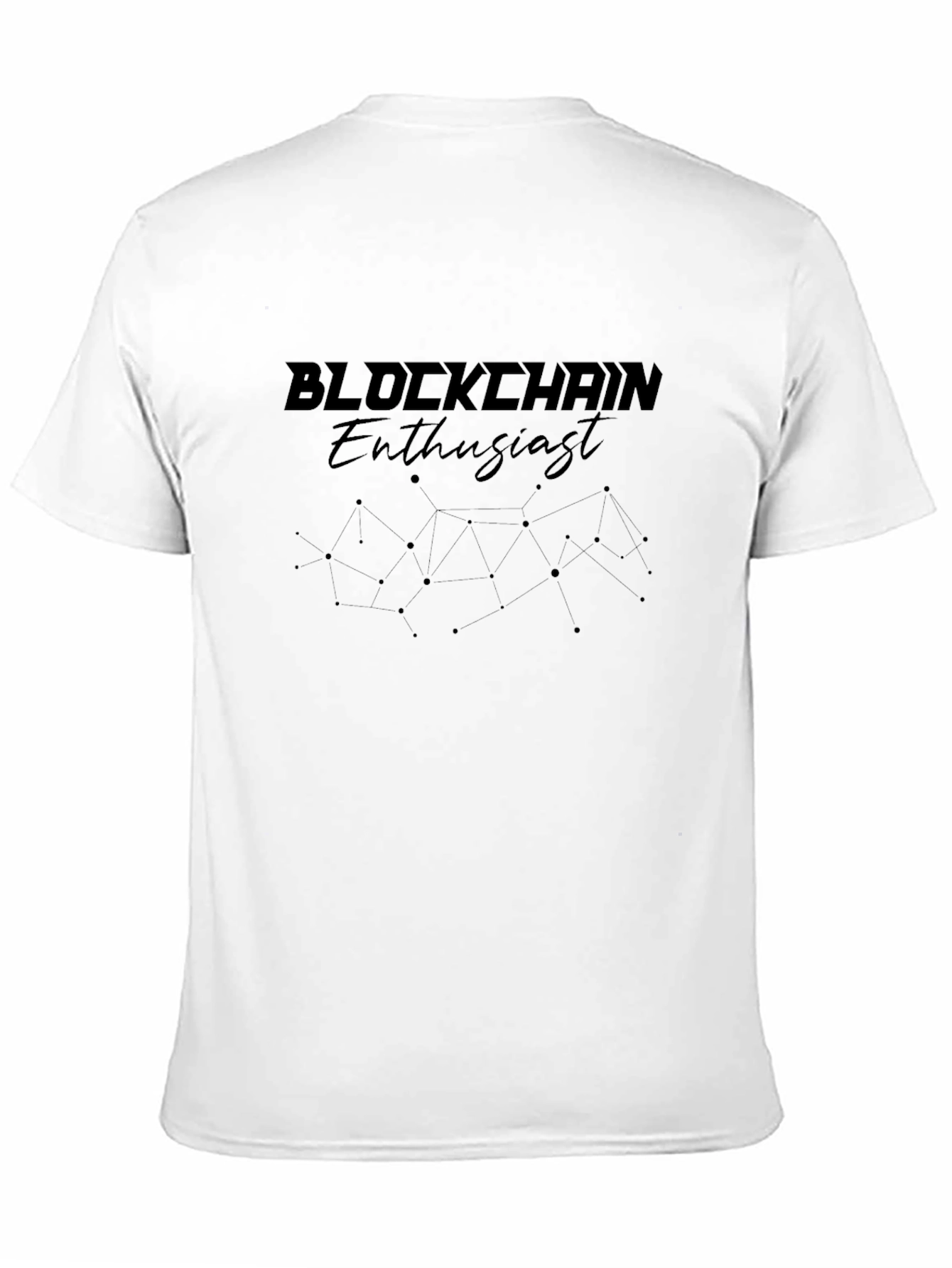 Blockchain Enthusiast Black T-Shirt
