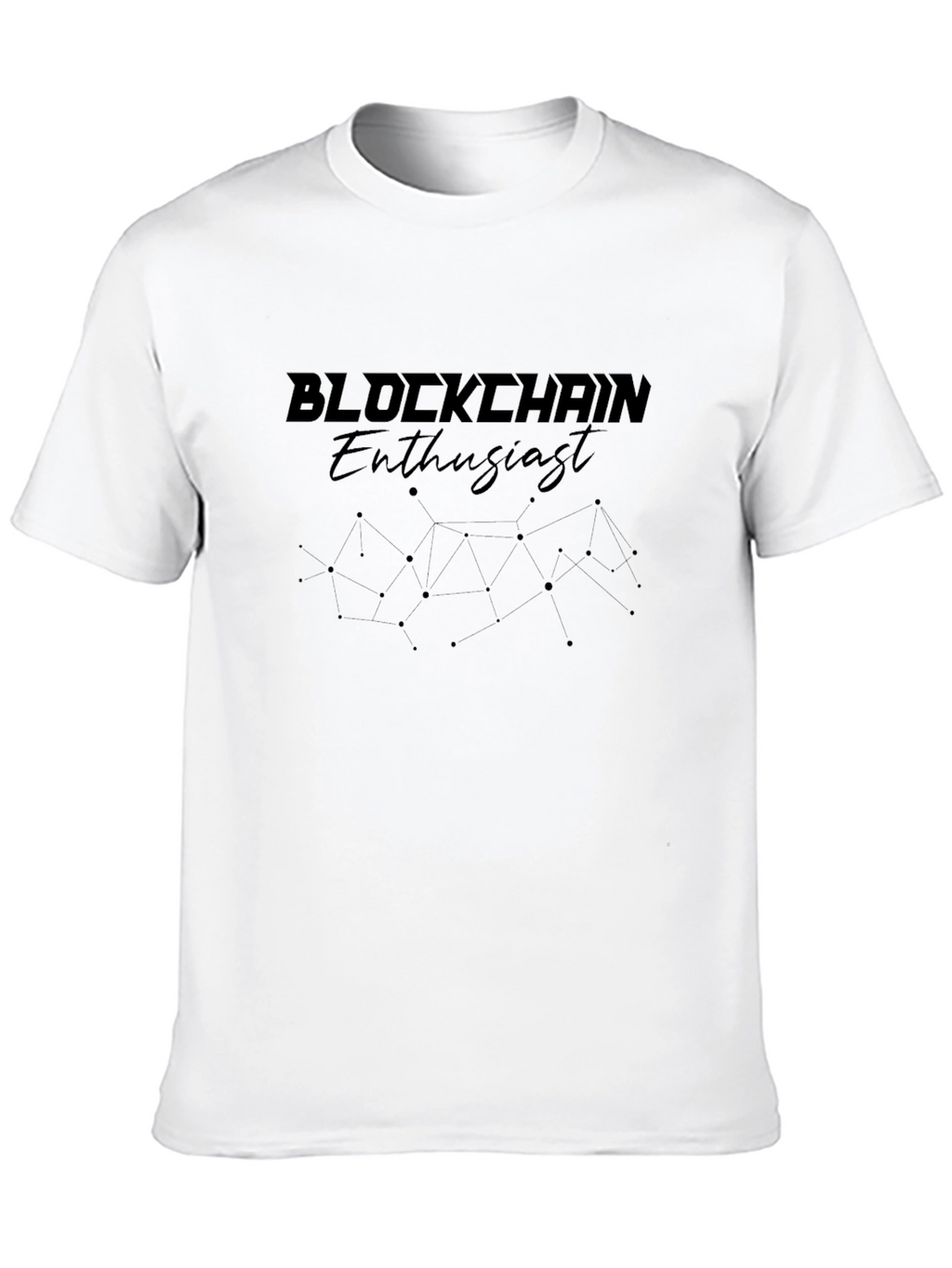 Blockchain Enthusiast Black T-Shirt
