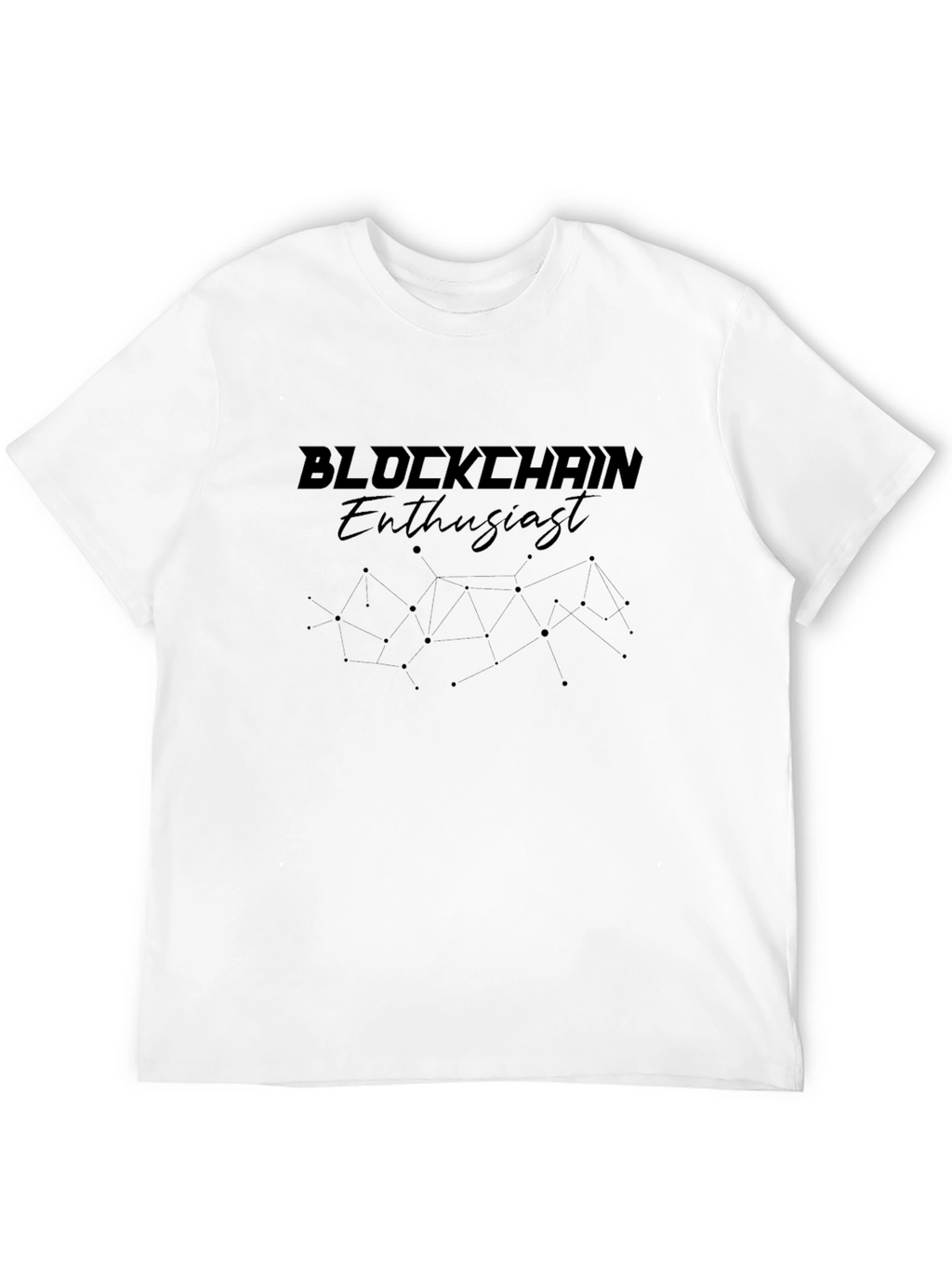 Blockchain Enthusiast Black T-Shirt
