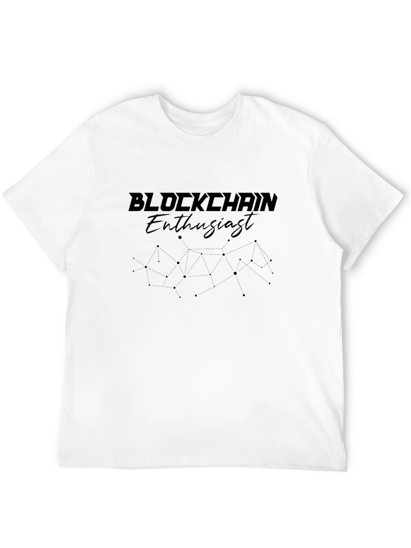 Blockchain Enthusiast Black T-Shirt
