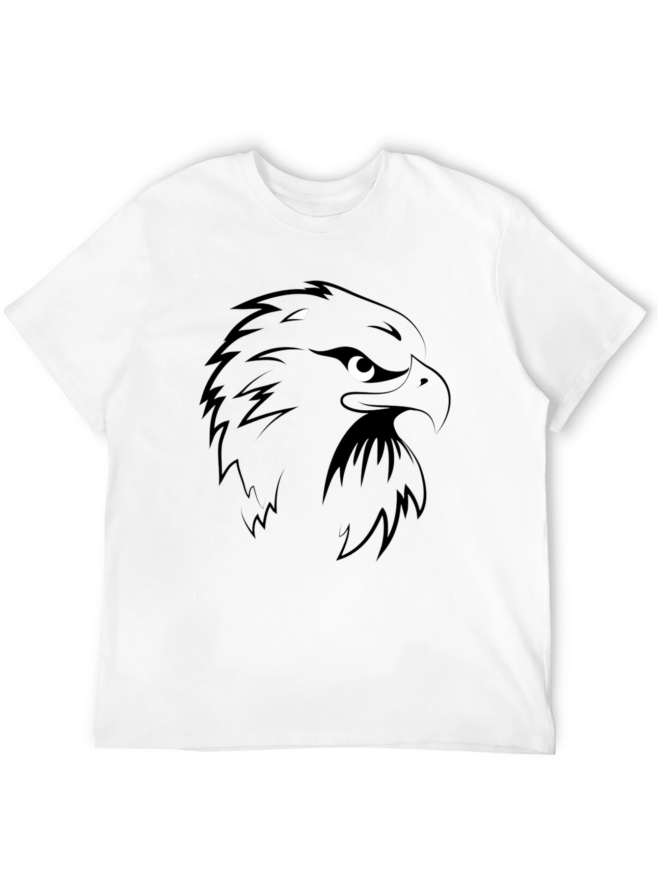 Black Eagle Graphic Tee - Mens Stylish Casual T-Shirt