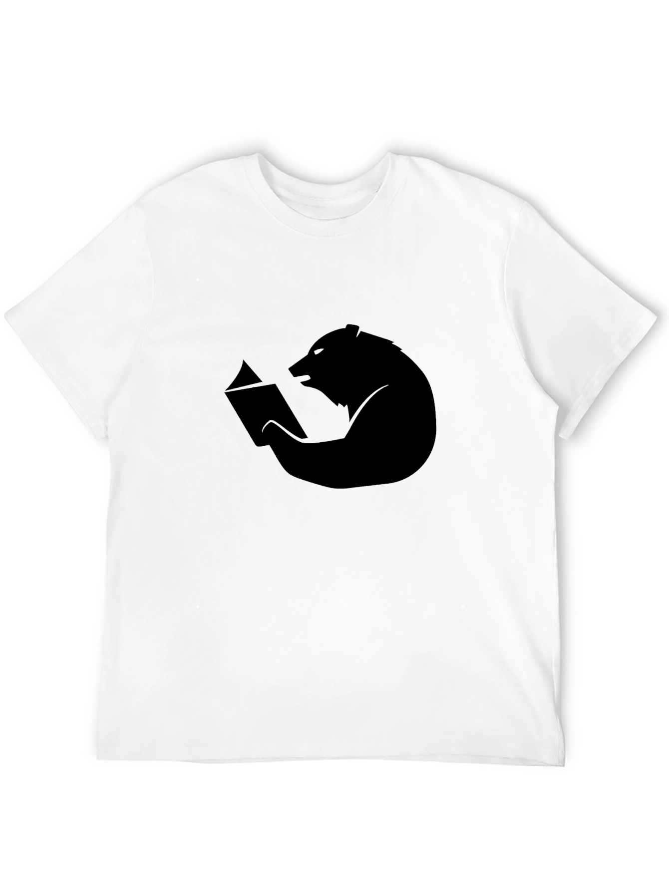 Bear Reading Book T-Shirt