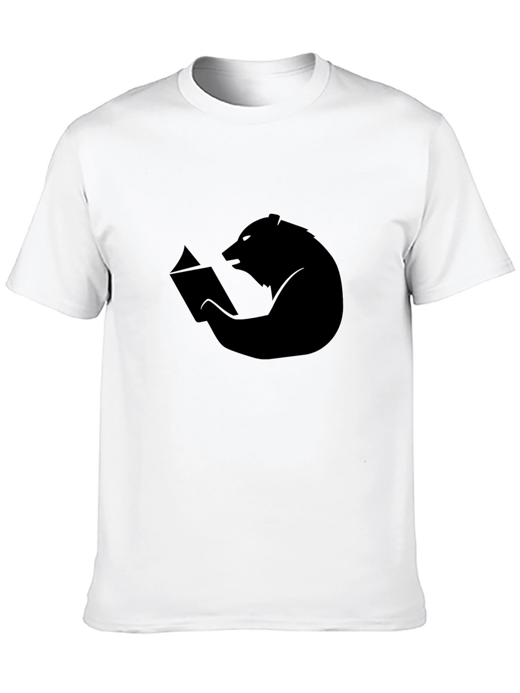 Bear Reading Book T-Shirt