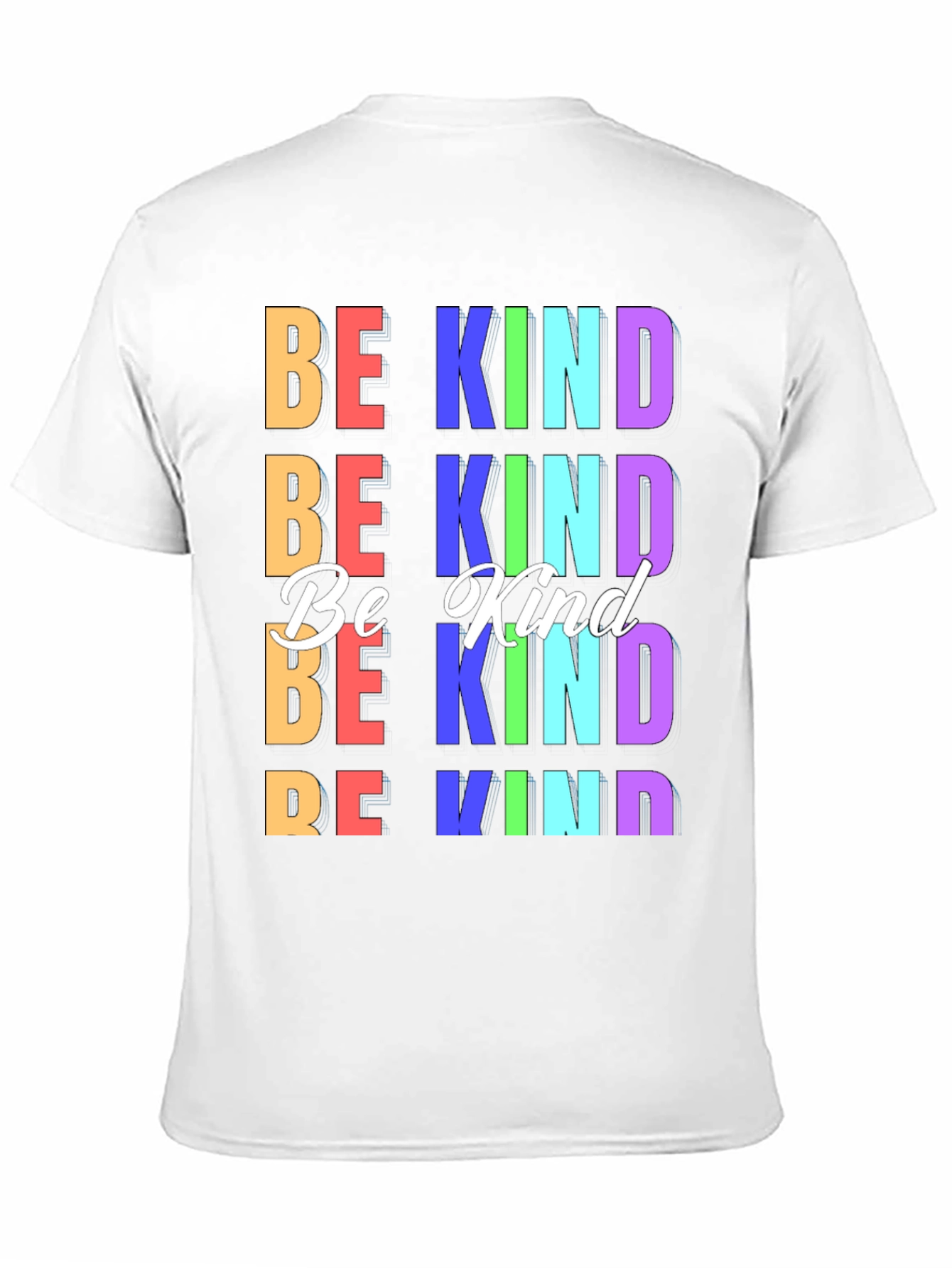 Be Kind Graphic Tee - Colorful Kindness T-Shirt