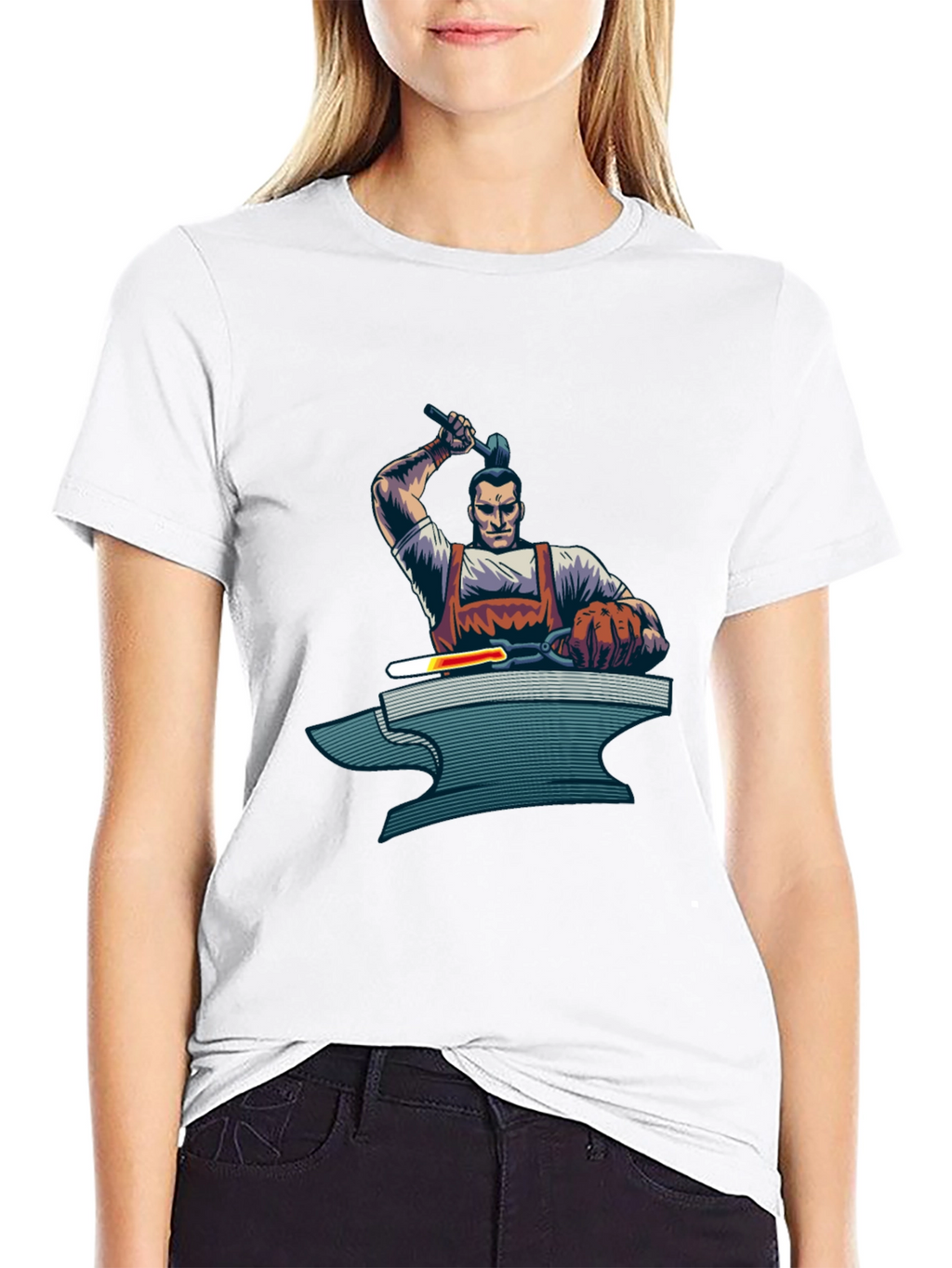 Blacksmith Graphic Tee - Artisan Crafted Design